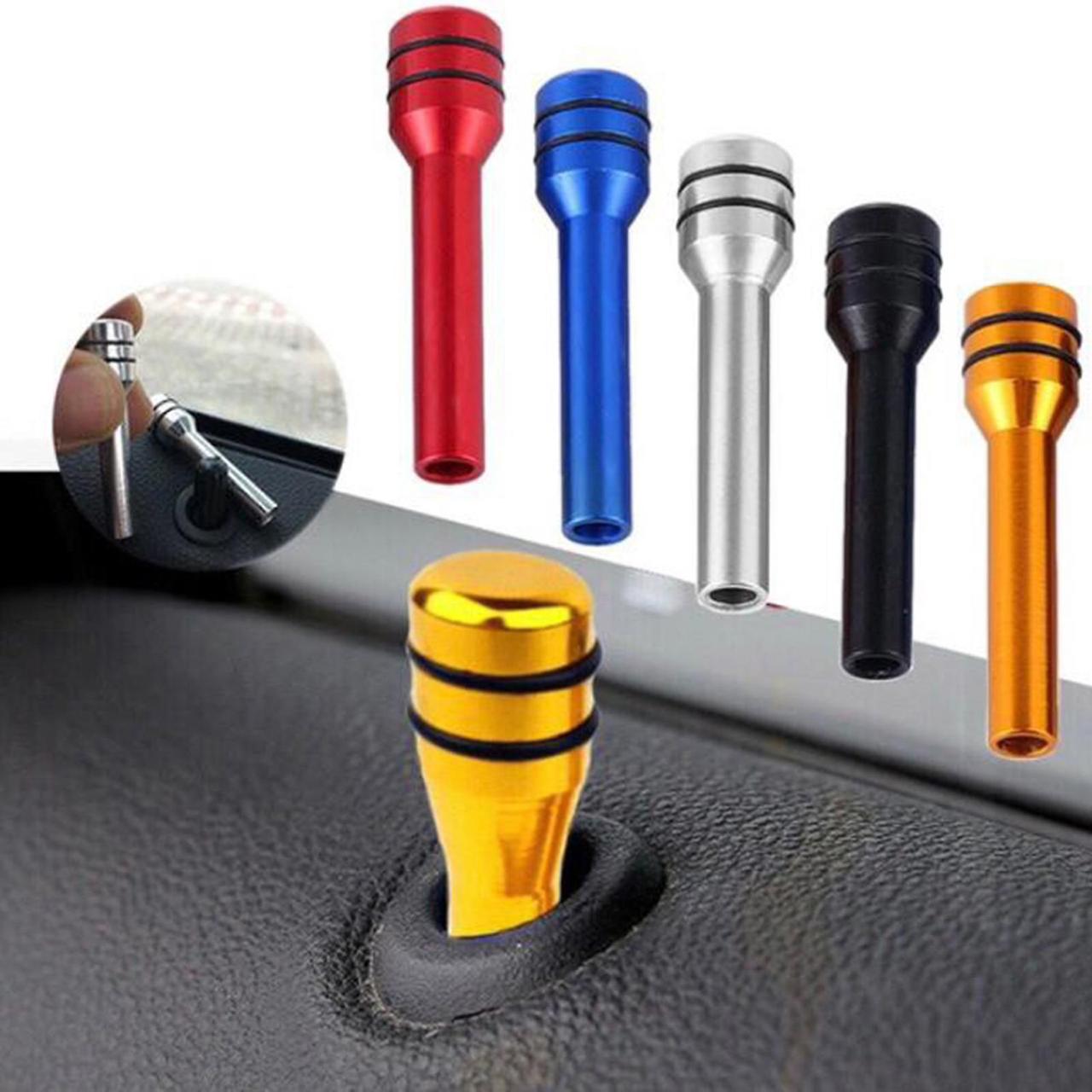Car Aluminum Interior Door Lock Knob Pins