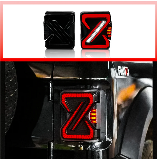 Mahindra Thar (2020 Onwards) X Design LED Tail Lights