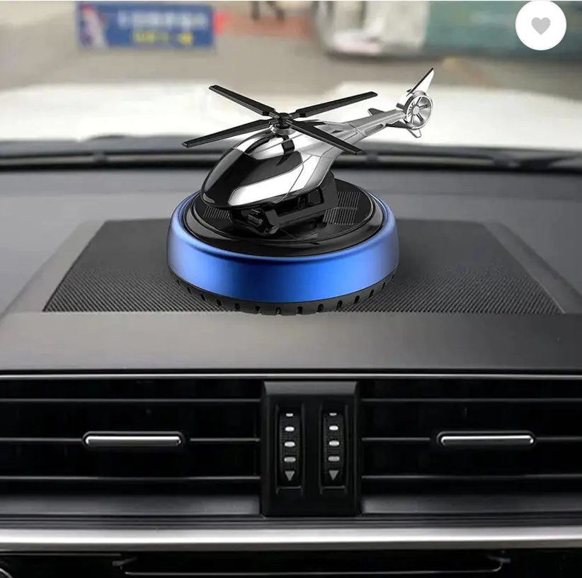 -Helicopter-A528  (100 g) Car Solar Air Freshner Automatic Rotating Diffuser.