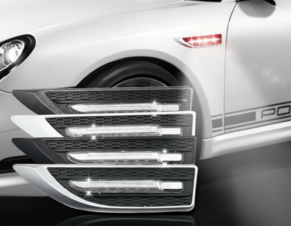 Car Side Fender Light with 3 Colour Led Indicator Light